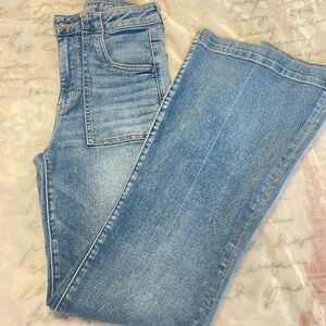 American Eagle Outfitters High Rise Light Blue Jeans